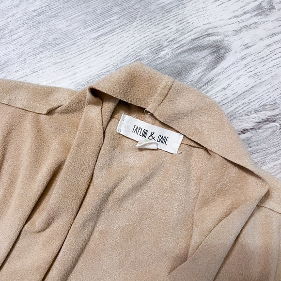 Beautiful Boho & Soft Seude Taylor and Sage Dress or Top Overlay - Picture 2 of 3